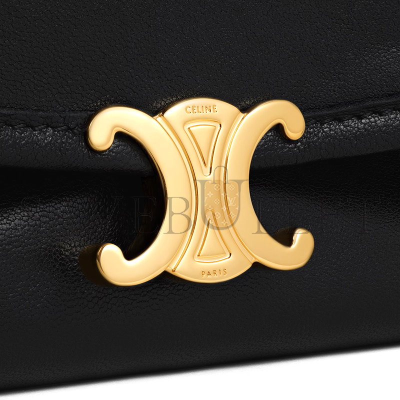 CELINE HALFMOON SOFT TRIOMPHE BAG IN SUPPLE SHINY LAMBSKIN 124142T88.38NO (46*19*10cm) CELINE HALFMOON SOFT TRIOMPHE BAG IN SUPPLE SHINY LAMBSKIN 124142T88.38NO (46*19*10cm)